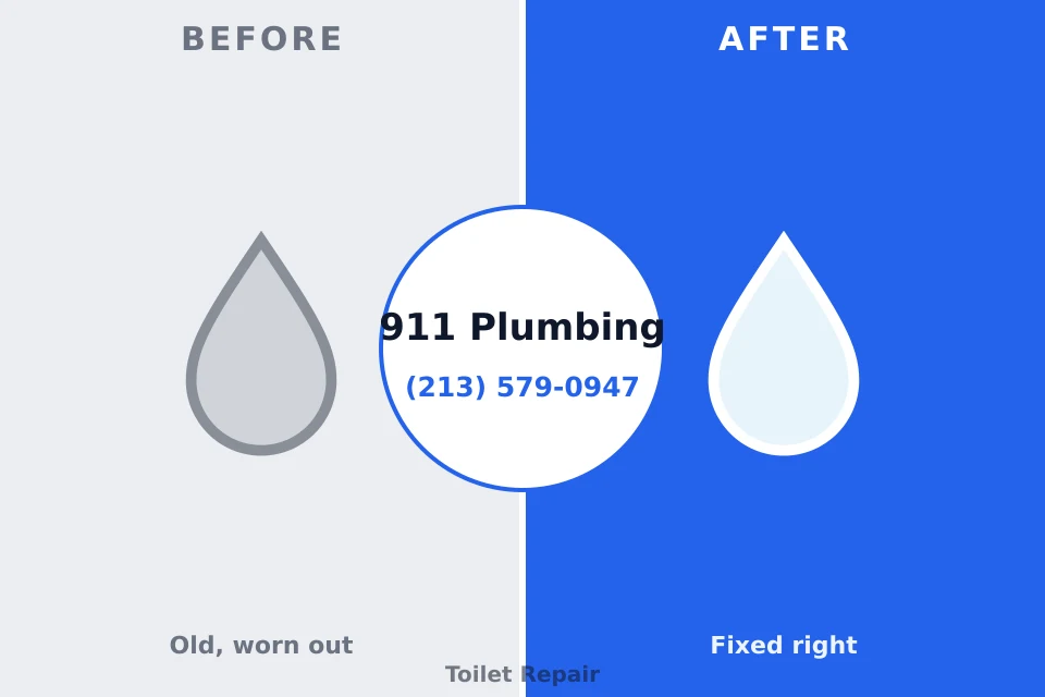 Before and after: plumbing company Croom, MD